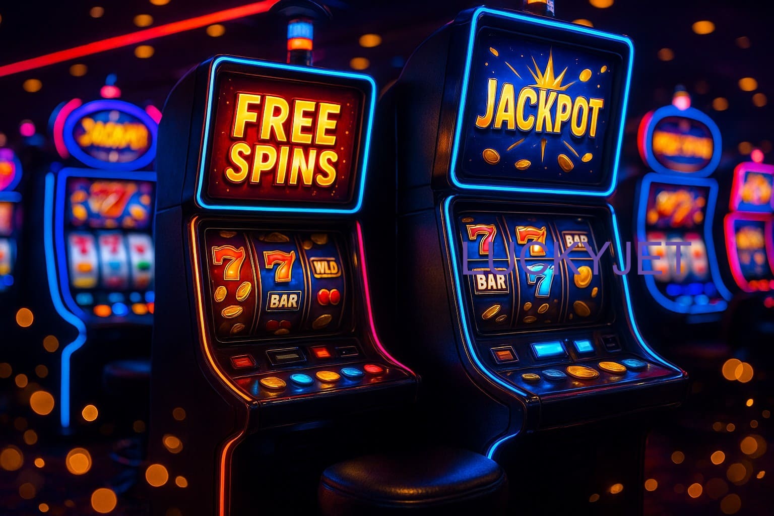 Diversos jogos de caça-níqueis